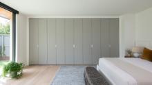 Rimadesio Cover wardrobes by Pohlenz in the closed position.